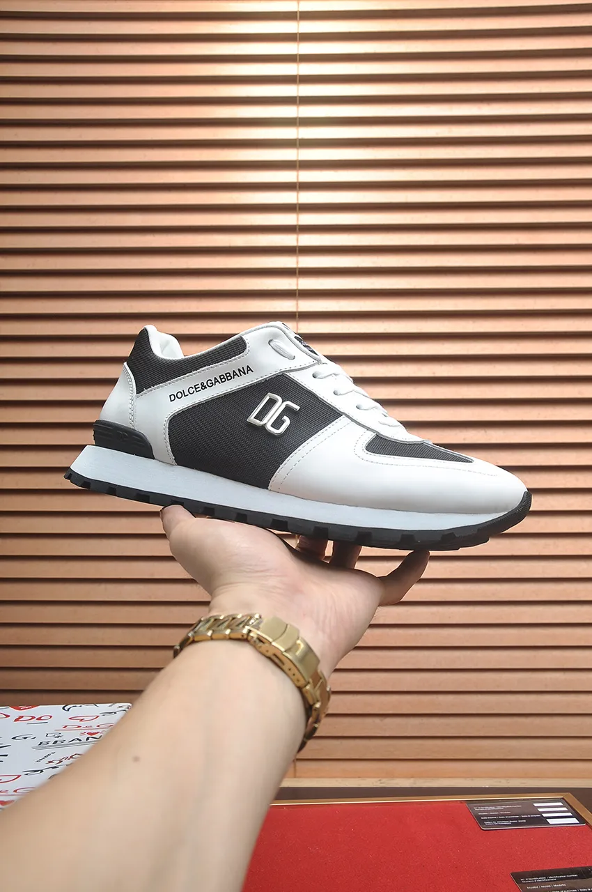 Men's shoes 💰440💶[D&G] High-end quality Product trademark: DG "Dolce & Gabbana*" low-top sneakers Product material: imported ^_^ cowhide upper, cotton silk lining, original outsole Regular size: 38-45 (customized in 45)